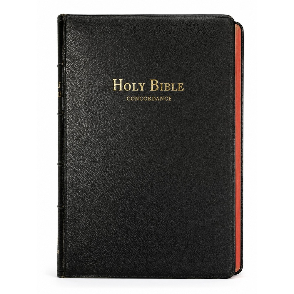 Vintage Holy Bible KJV Red Letter Concordance World Publishing Self Pronouncing